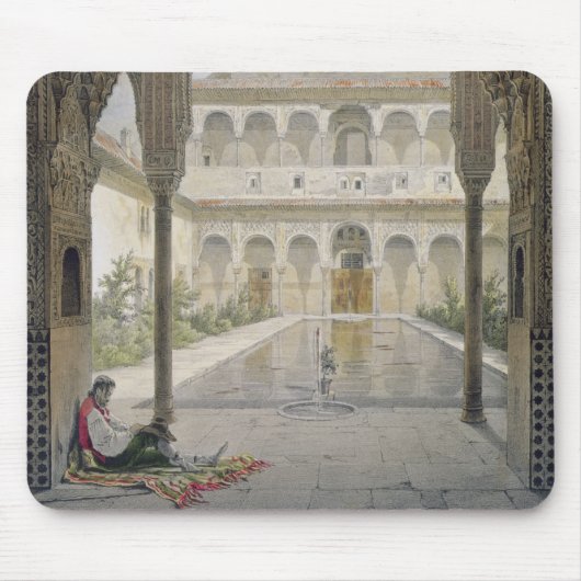 The Court of the Alberca in the Alhambra, Granada, Muismat (Voorkant)
