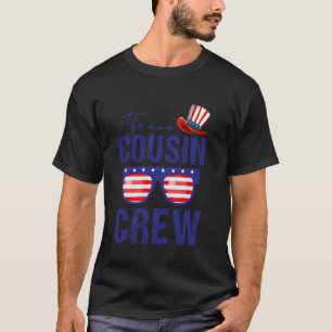 The Cousin Crew USA Vlag 4 juli Kinderen T-shirt