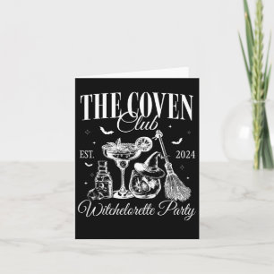 The Coven Club Witch Bychelorette Gothic Halloween Kaart