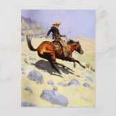 The Cowboy van Remington, cavalerie Briefkaart (Voorkant)