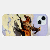 The Cowboy van Remington,  cavalerie Case-Mate iPhone Case (Achterkant (horizontaal))