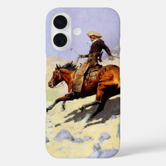 The Cowboy van Remington,  cavalerie Case-Mate iPhone Case (Achterkant)