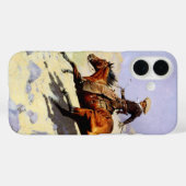 The Cowboy van Remington,  cavalerie Case-Mate iPhone Case (Achterkant (horizontaal))