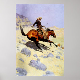 The Cowboy van Remington, cavalerie Poster