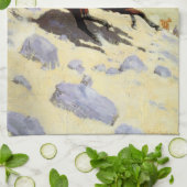 The Cowboy van Remington,  cavalerie Theedoek (Gevouwen)