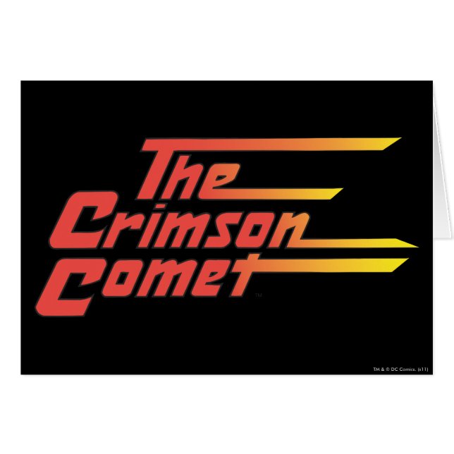 The Crimson Comet Logo (Voorkant Horizontaal)