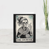 The Crocheter Tarot Card Funny Yarn Design Kaart (Voorkant)