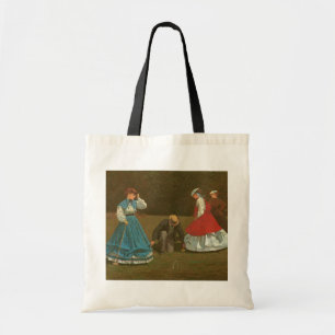 The croquet game, 1866 (olie op canvas) tote bag