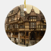 The Cross and Rows, Chester, Cheshire, Engeland Keramisch Ornament (Achterkant)