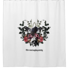 The Crow Laughing Awfully Douchegordijn