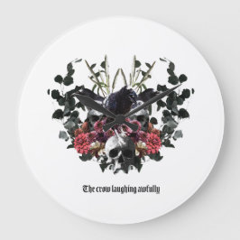 The Crow Laughing Awfully Grote Klok