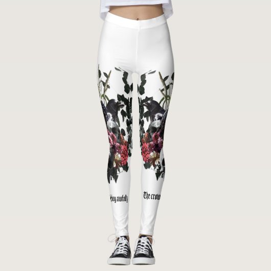 The Crow Laughing Awfully Leggings (Voorkant)