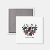 The Crow Laughing Awfully Magneet (Voorkant / Achterkant)