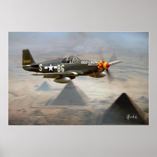 "The Crow & The Pyramids" Poster (Voorkant)