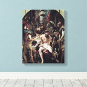 The Crowning with Thorns, 1602 Canvas Afdruk (Insitu (Houten vloer))