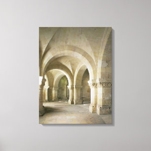 The Crypt, c.1144 (foto) Canvas Afdruk