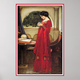 The Crystal Ball by John Waterhouse Poster