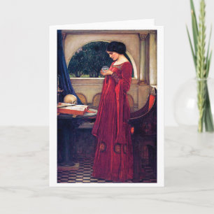The Crystal Ball, John William Waterhouse Kaart