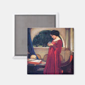 The Crystal Ball, John William Waterhouse Magneet (Voorkant / Achterkant)