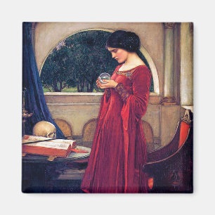 The Crystal Ball, John William Waterhouse Magneet