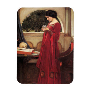 The Crystal Ball [John William Waterhouse] Magneet