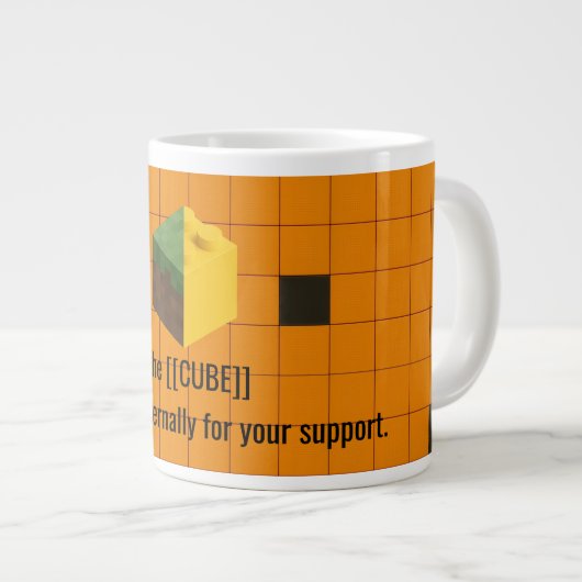 The [[CUBE]] Specialty Jumbo Sized Coffee Mug (Devant droit)