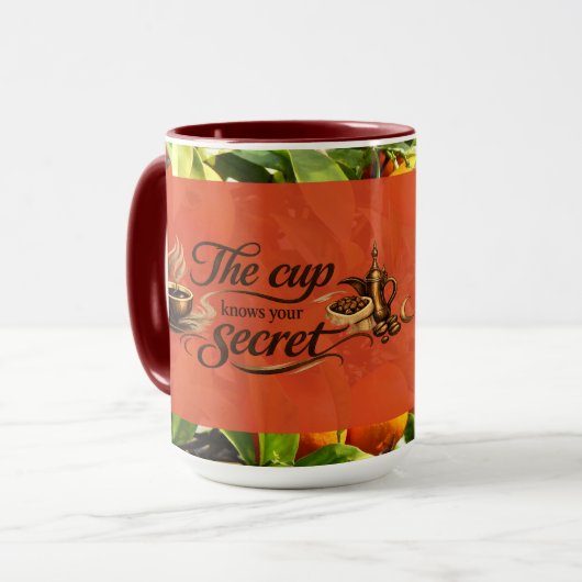 The Cup Knows Your Secret — Coffee Mug (Devant gauche)