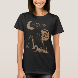 The Cure Cat Moon 90S Alt Indie Rock Band For Men  T-shirt
