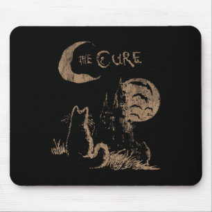 The Cure Cat Moon Funny The Cure Cat Lover Muismat