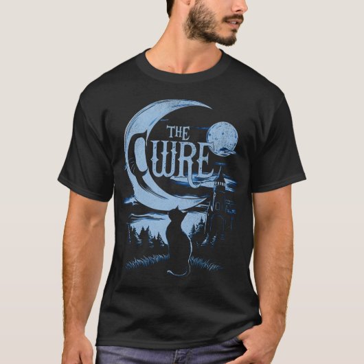 The Cure Cat Moon T-shirt (Voorkant)