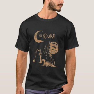 The Cure Cat Moon T-Shirt met lange mouwen