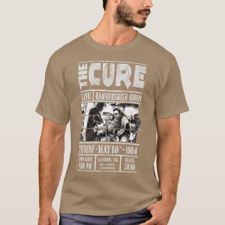 The Cure Live Hammersmith Odeon donderdag mei Vint T-shirt