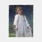 The Curtsey, Bouguereau Fleece Deken (Voorkant)