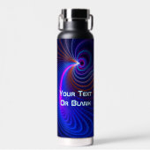 The Curvature of Space Waterfles (Voorkant)