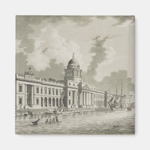 The Custom House, Dublin, 1792 (graving) Magneet