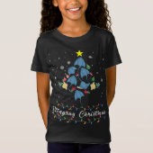 The Cute Stingray kerstboom Pajama Matching Co T-shirt (Voorkant)