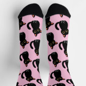 The Cutest Black Cat Socks Gift For Cat Lovers Sokken (Top)