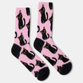 The Cutest Black Cat Socks Gift For Cat Lovers Sokken (Rechts)