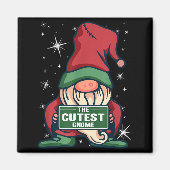 The Cutest Gnome Xmas Elf Matching Family Christma Magneet (Voorkant)