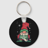 The Cutest Gnome Xmas Elf Matching Family Christma Sleutelhanger (Voorkant)