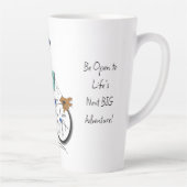 The Cyclist' - Life's Next Big Adventure Latte Mok (Rechts)