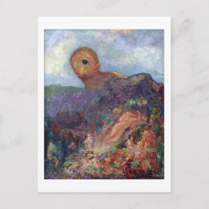 The Cyclops, Redon, 1898-1900 Briefkaart
