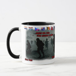 The D Day on June 6th 1944 on a Ceramic Coffee Mok