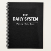 The Daily System Planner Morning Work Reset (Voorkant)
