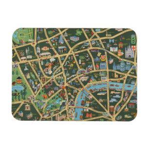 The Daily Telegraph Afbeelding Map of London Magneet