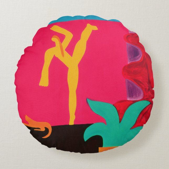 The Dance of Hope 1996 Rond Kussen (Voorkant)