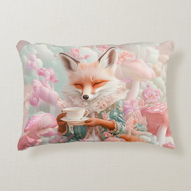 The Dandy Fox Accent Kussen (Voorkant)