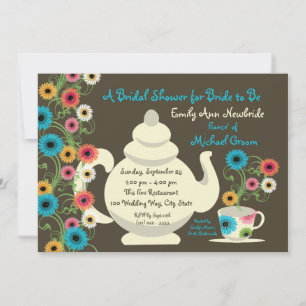 Thé dans le jardin Fête de mariage et cartes de re