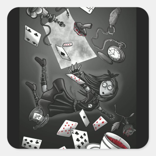 The Dark Mirror collector pin 3 Vierkante Sticker (Voorkant)