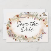 The Date Fleurs Botaniques Miniatures Vintage Tendance Save (Devant)
